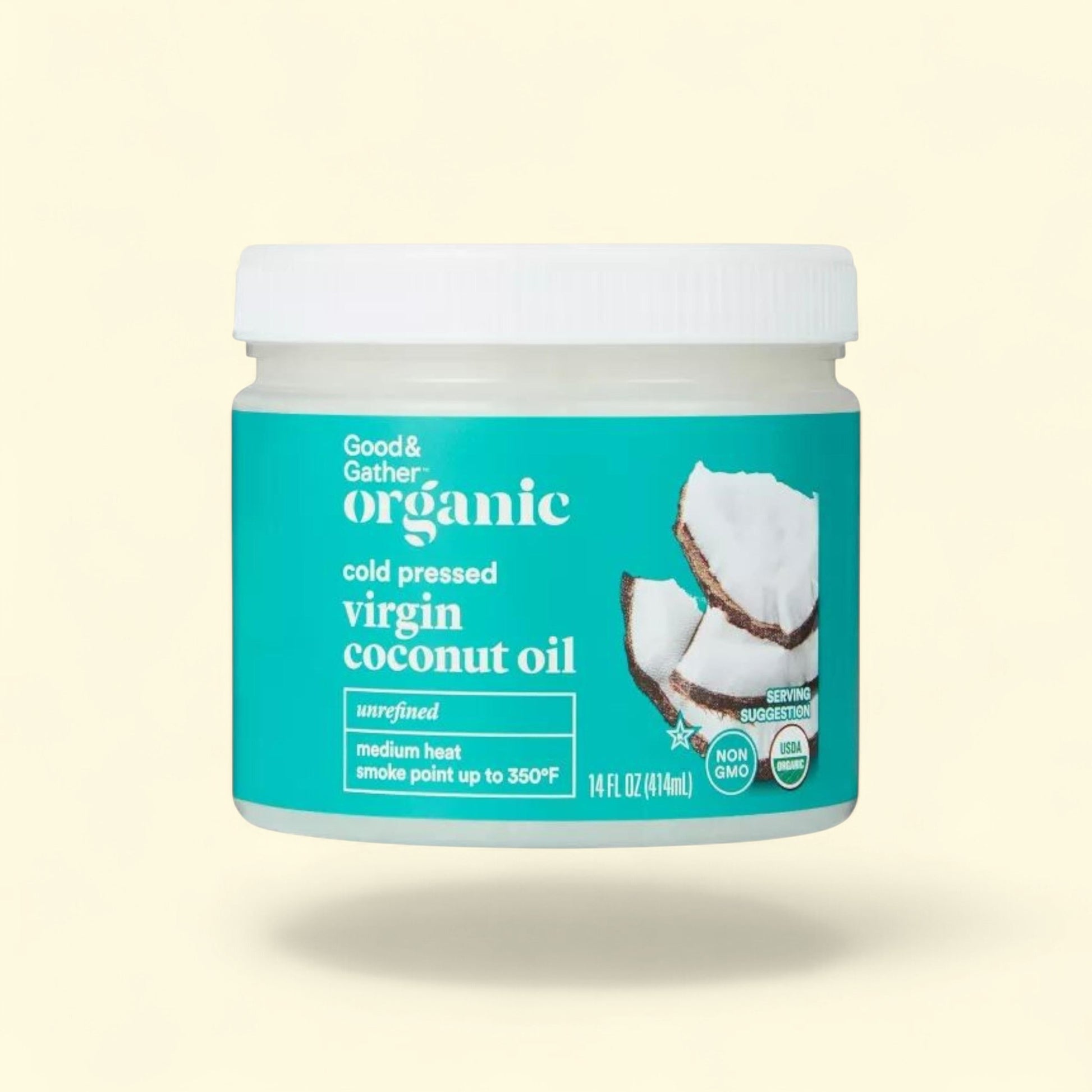 Good & Gather Organic Unrefined Virgin Coconut Oil, 14oz — authentic US product shipped worldwide by Treatspree