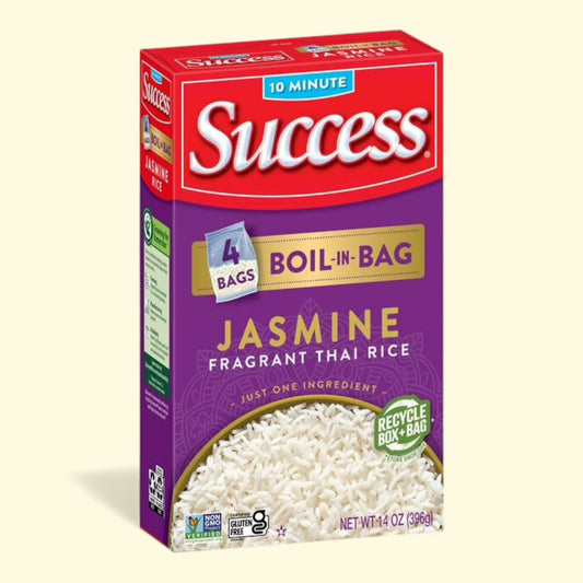 Success Boil-in-Bag Rice, Aromatic Jasmine Rice, 14 oz