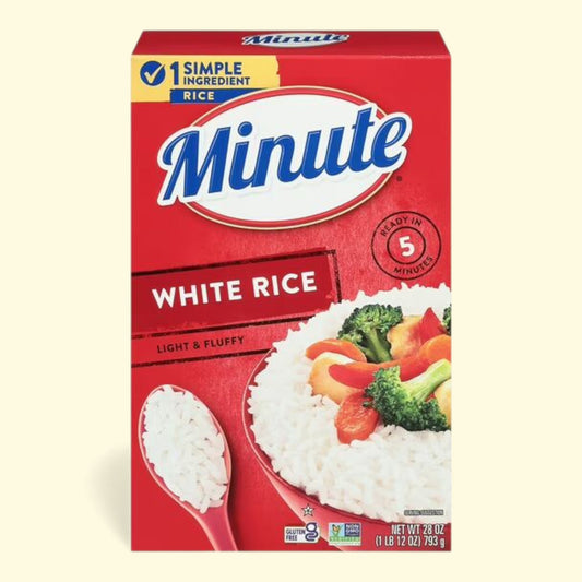 Minute Instant White Rice, 28 oz
