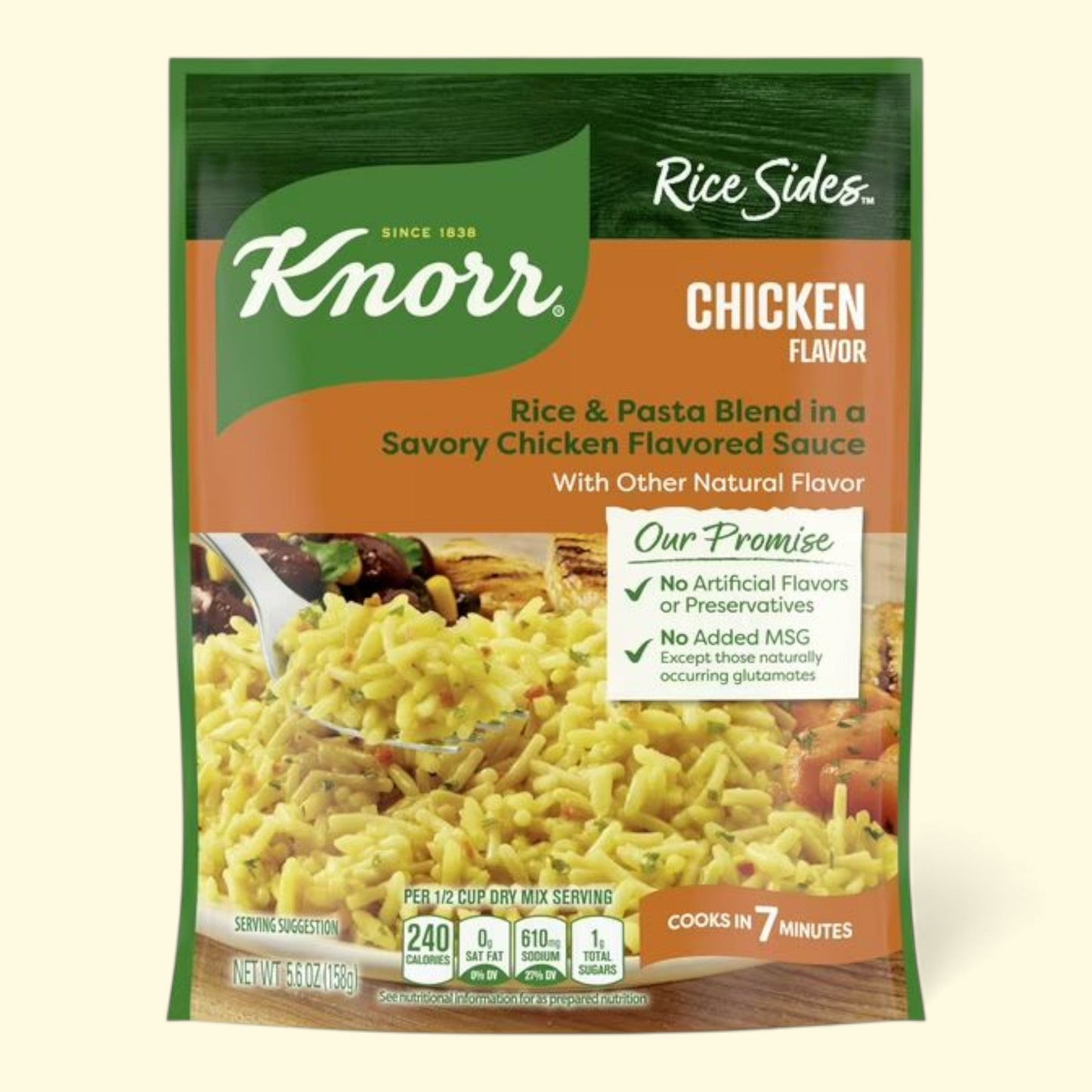 Knorr Rice Sides Chicken Instant Rice, 5.6 oz