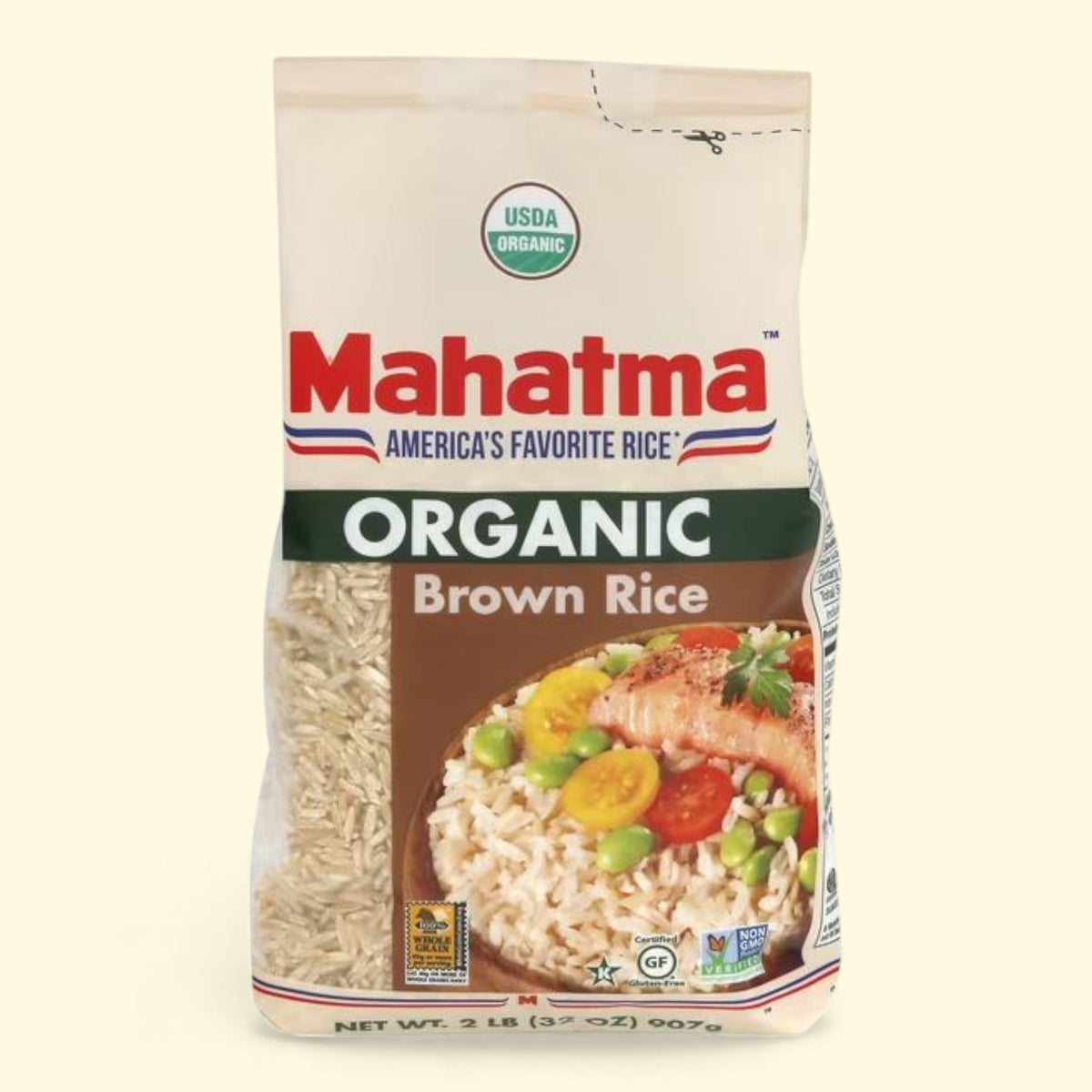 Mahasma Rice Mahatma Organic Brown Rice, 2 lb | Treatspree