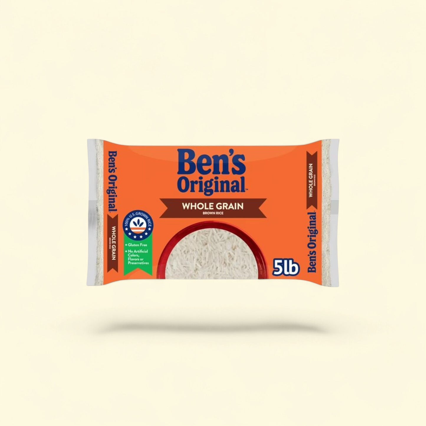 BEN'S ORIGINAL Whole Grain Brown Rice, 5 lb — authentic US product shipped worldwide by Treatspree
