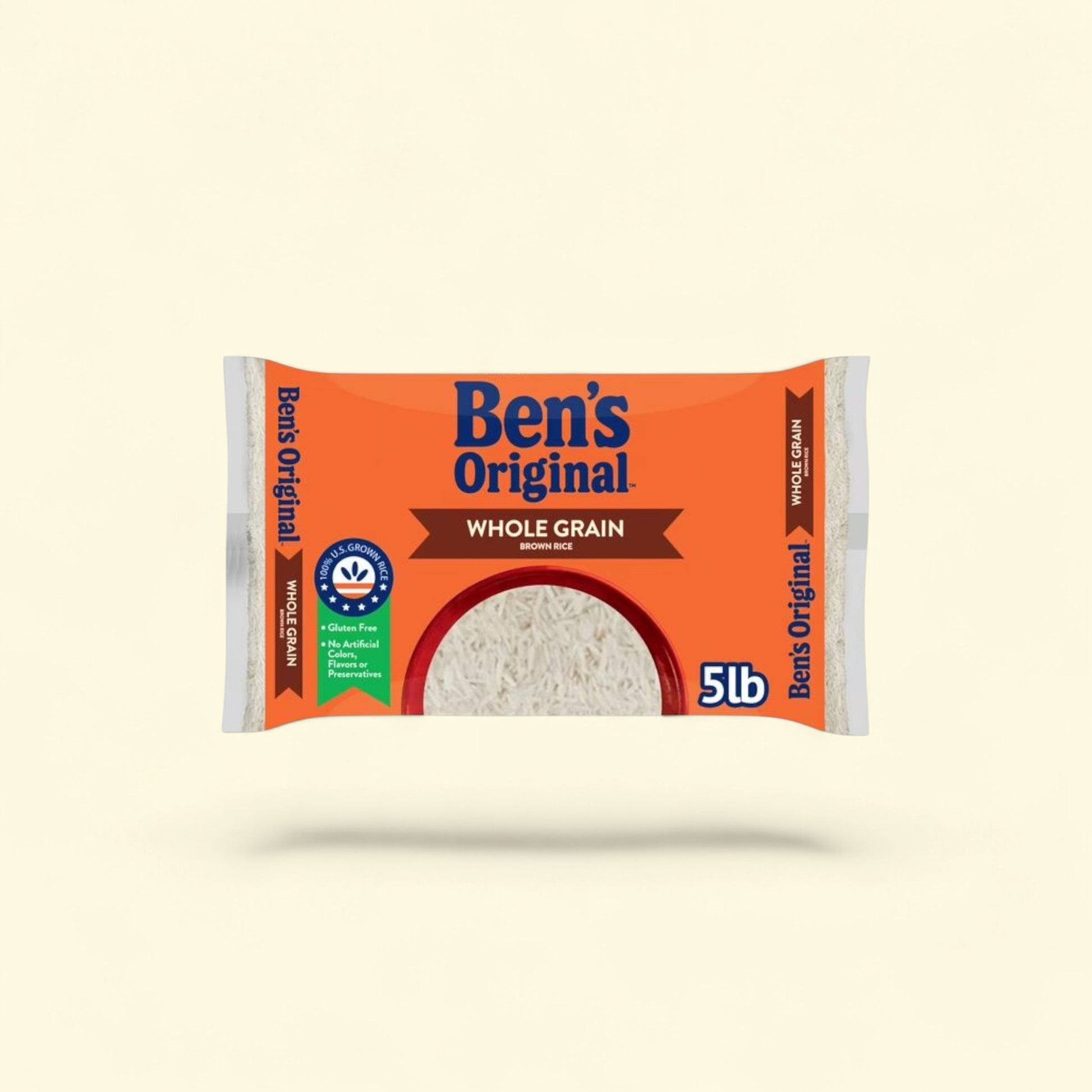 BEN'S ORIGINAL Whole Grain Brown Rice, 5 lb — authentic US product shipped worldwide by Treatspree