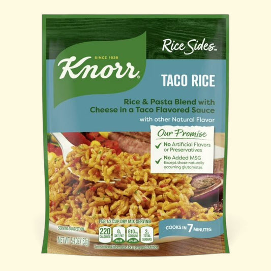 Knorr Creamy Taco Rice Sides, 5.4 oz