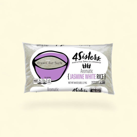 4Sisters Jasmine White Rice, 5 lbs — authentic US product shipped worldwide by Treatspree