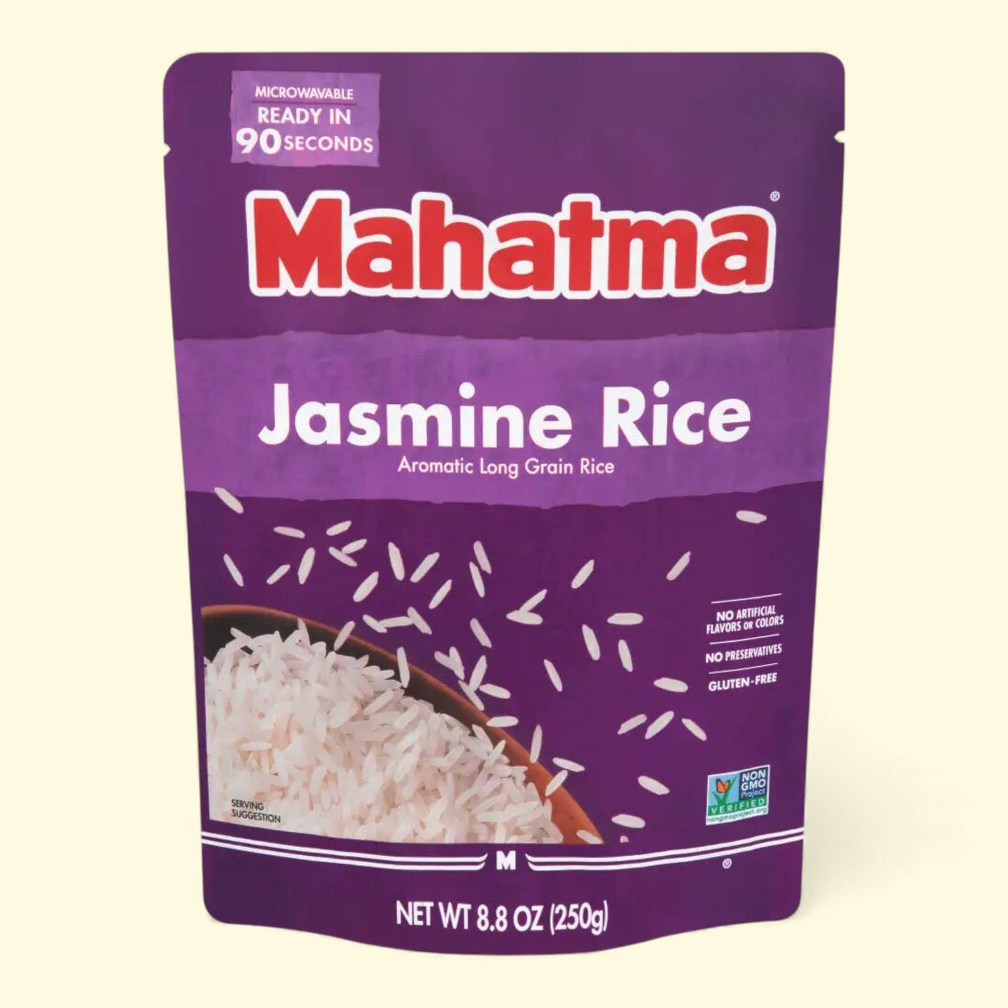 Mahatma Ready to Heat Jasmine Long Grain White Rice, 8.8 oz