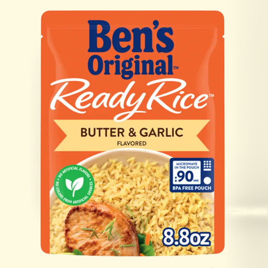 Ben's Original Ready Rice Butter and Garlic Flavored Rice, 8.8 oz
