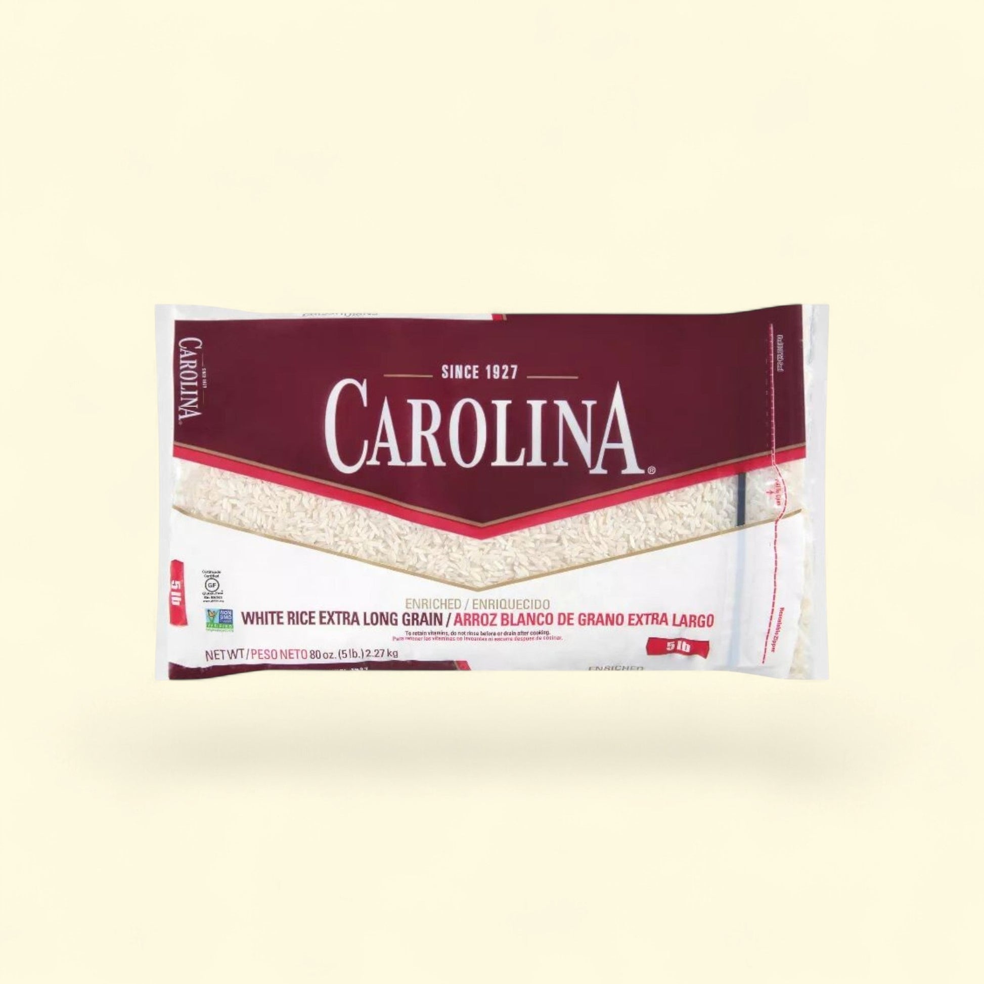 Carolina Extra Long Grain White Rice, 5lbs — authentic US product shipped worldwide by Treatspree