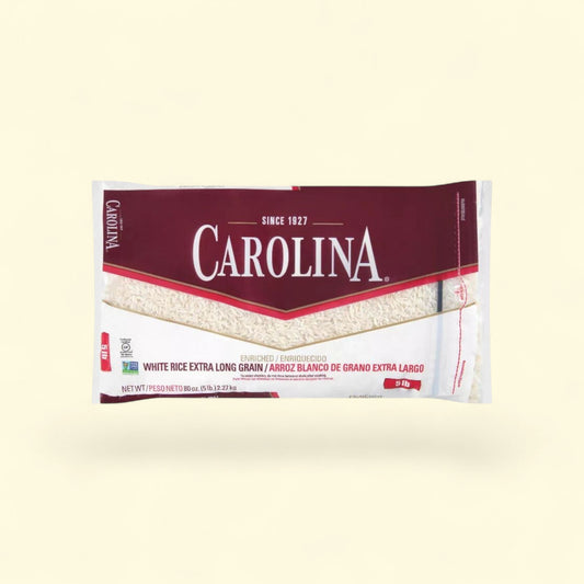 Carolina Extra Long Grain White Rice, 5lbs — authentic US product shipped worldwide by Treatspree