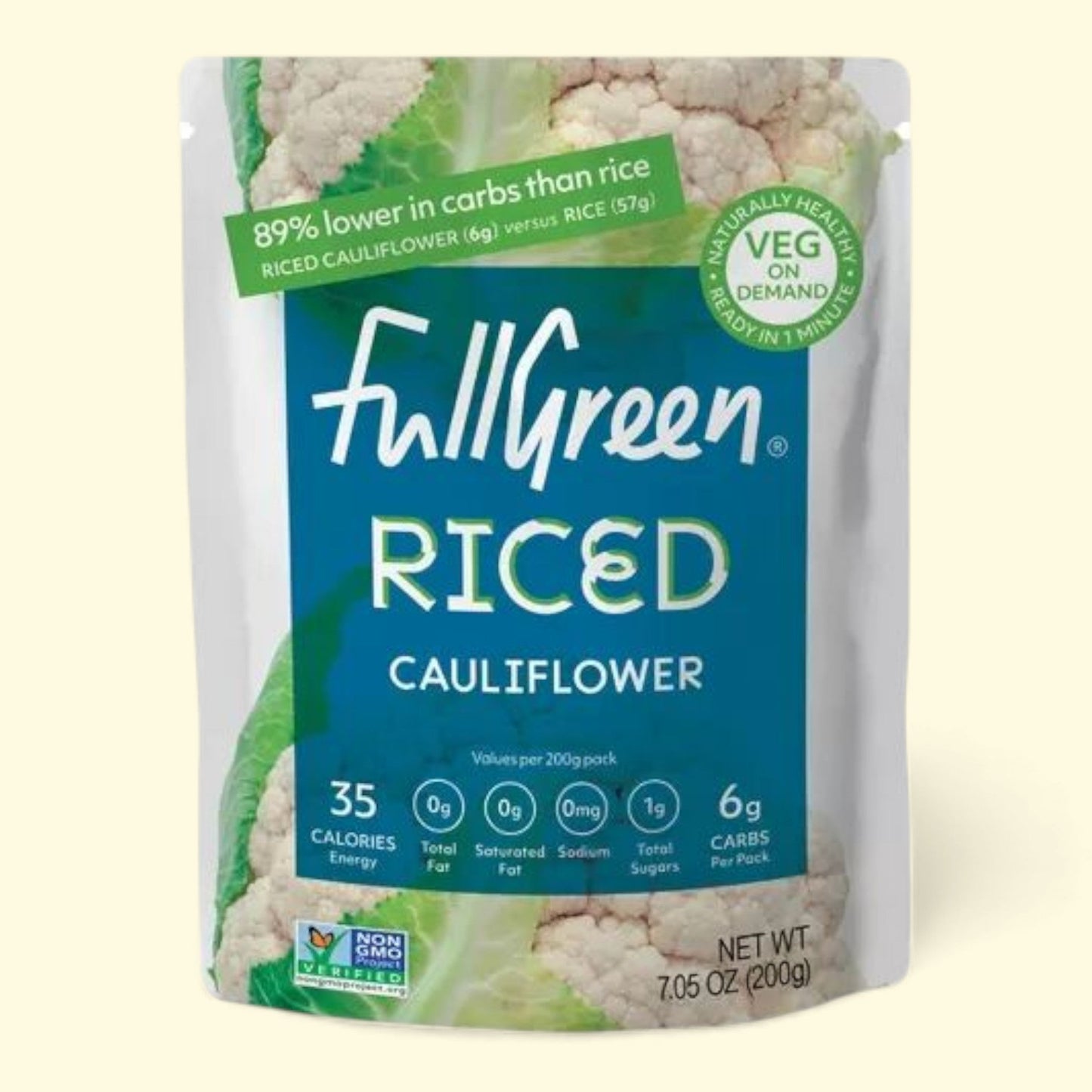 Fullgreen Riced Cauliflower, 7.05oz