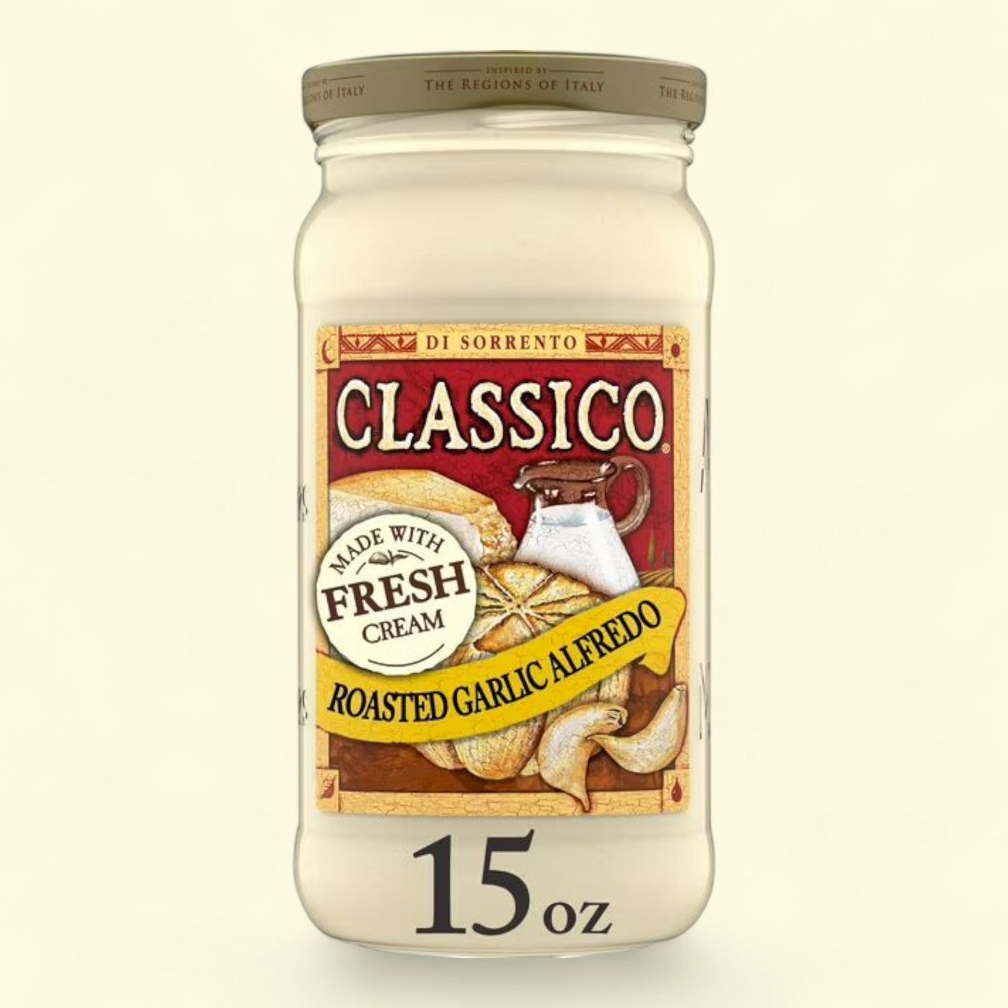 Classico Alfredo Spaghetti Sauce, 15 oz. Jar