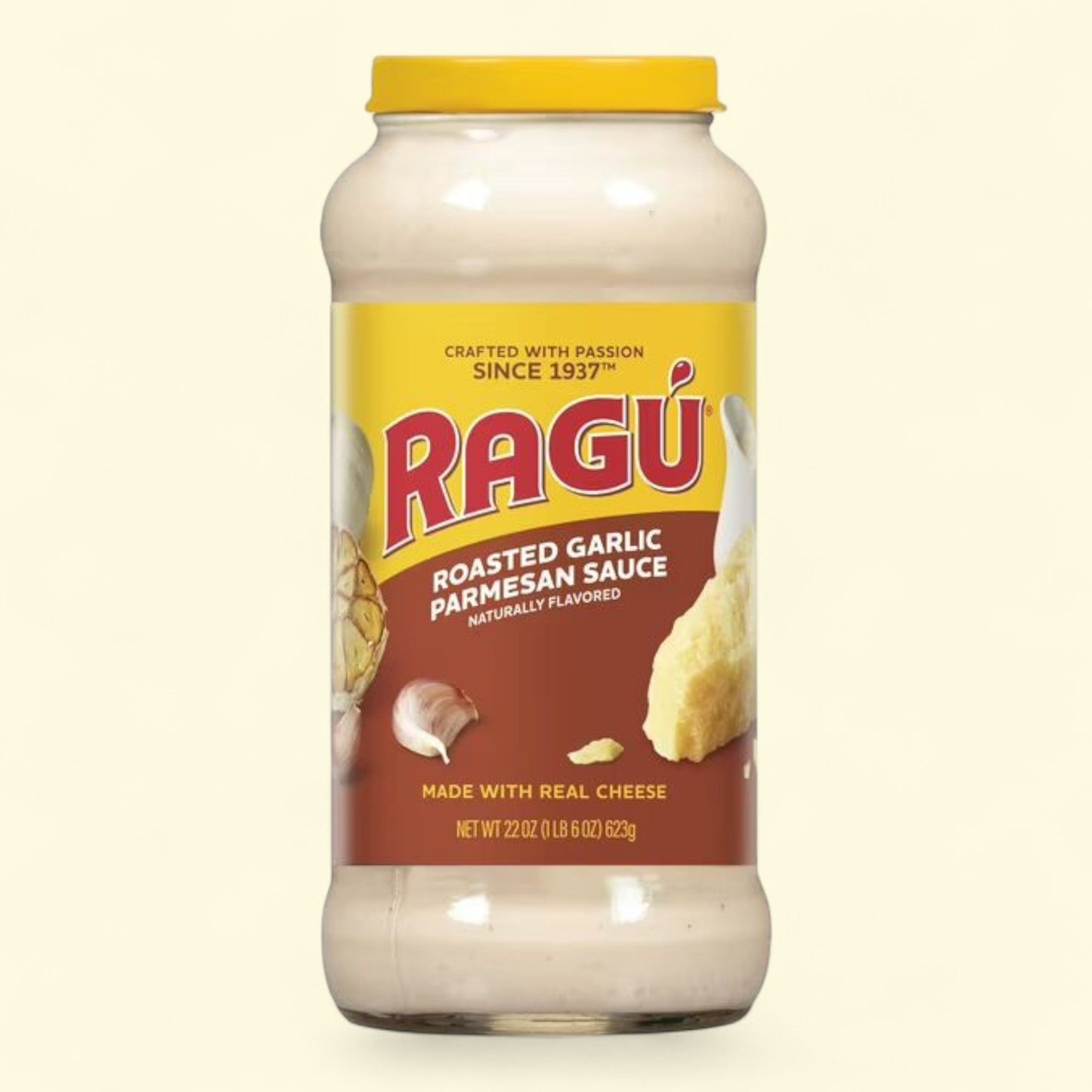 Ragu Alfredo Sauce, Roasted Garlic, 22 oz