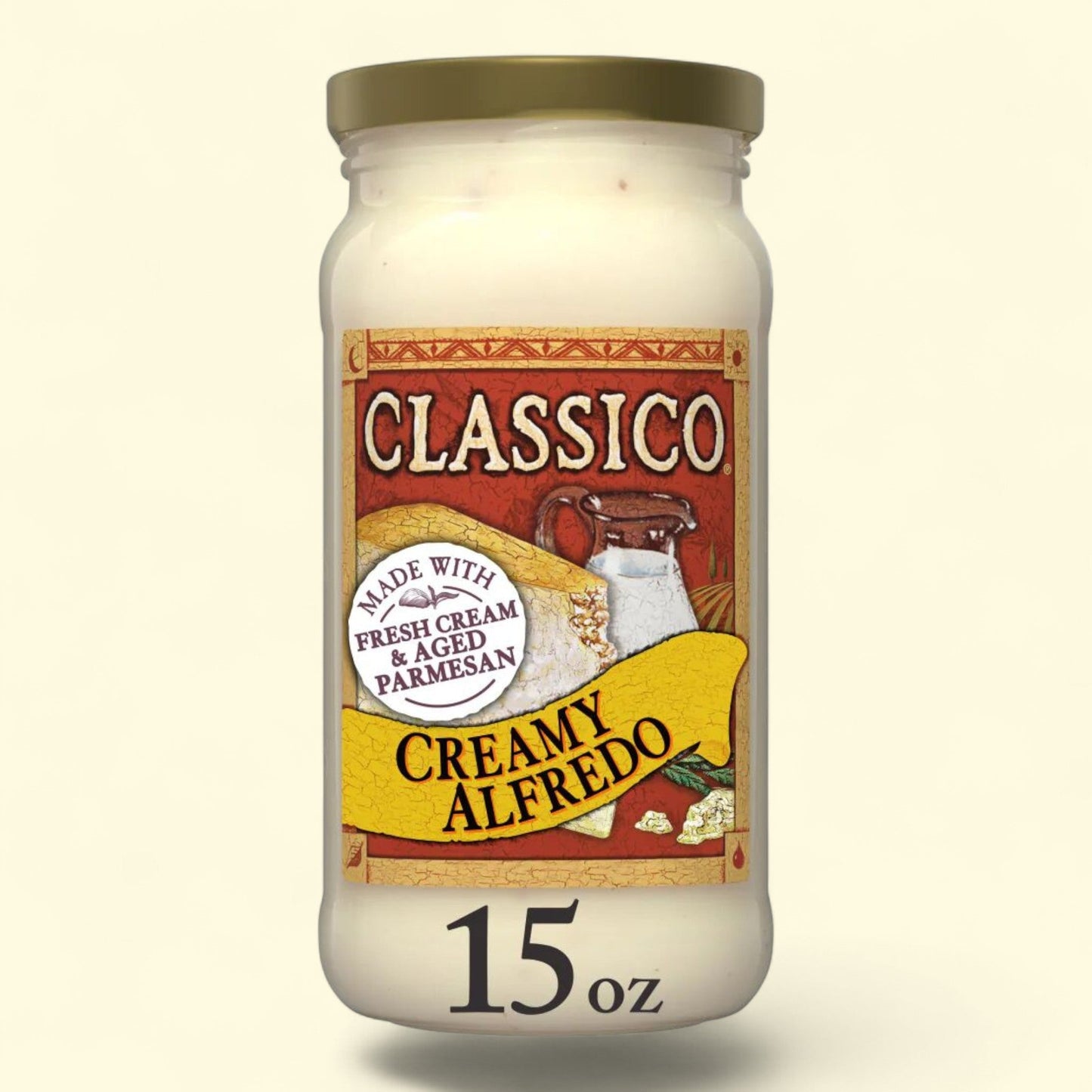Classico Creamy Alfredo Spaghetti Pasta Sauce, 15 oz