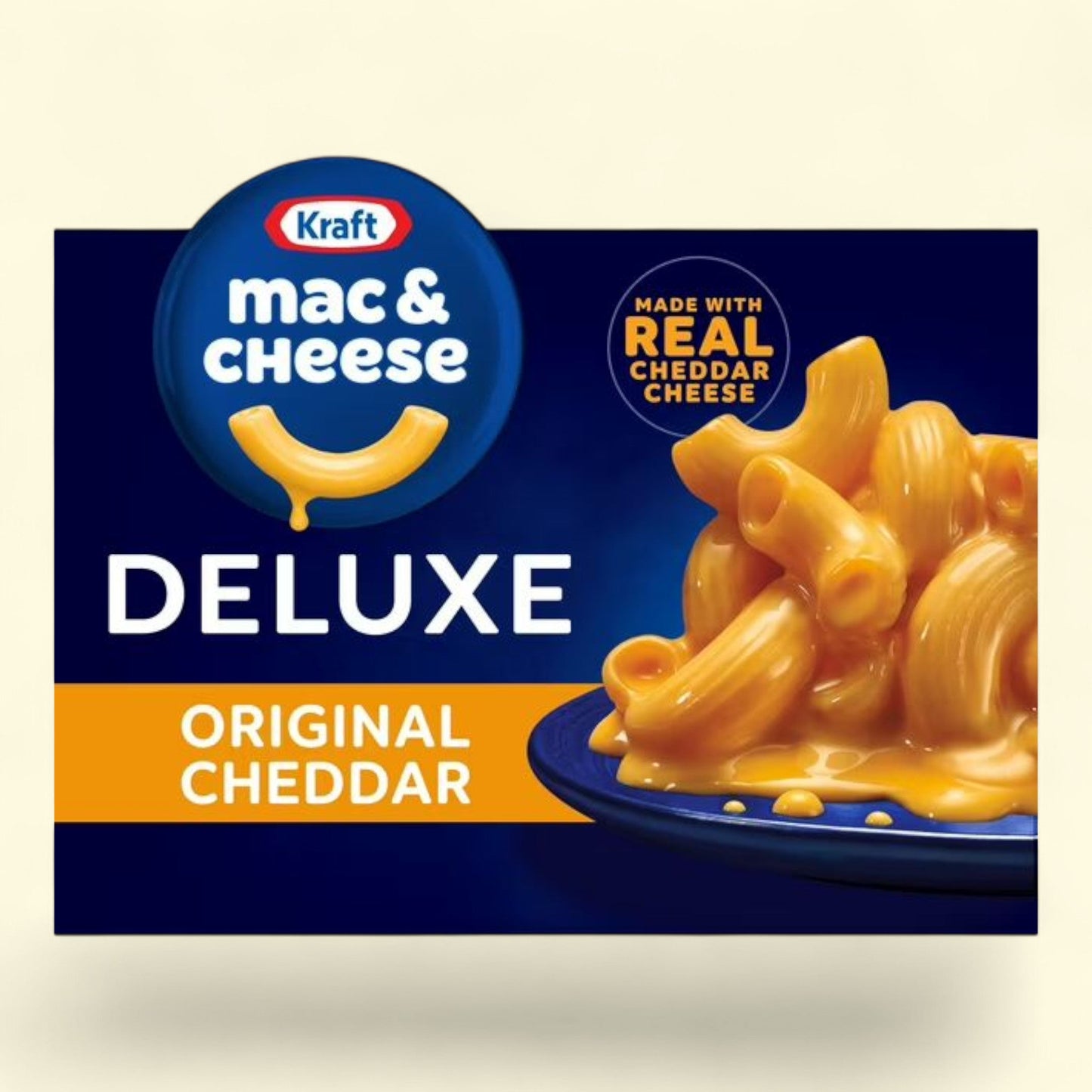 Kraft Deluxe Cheddar Mac N Cheese Dinner, 14 oz