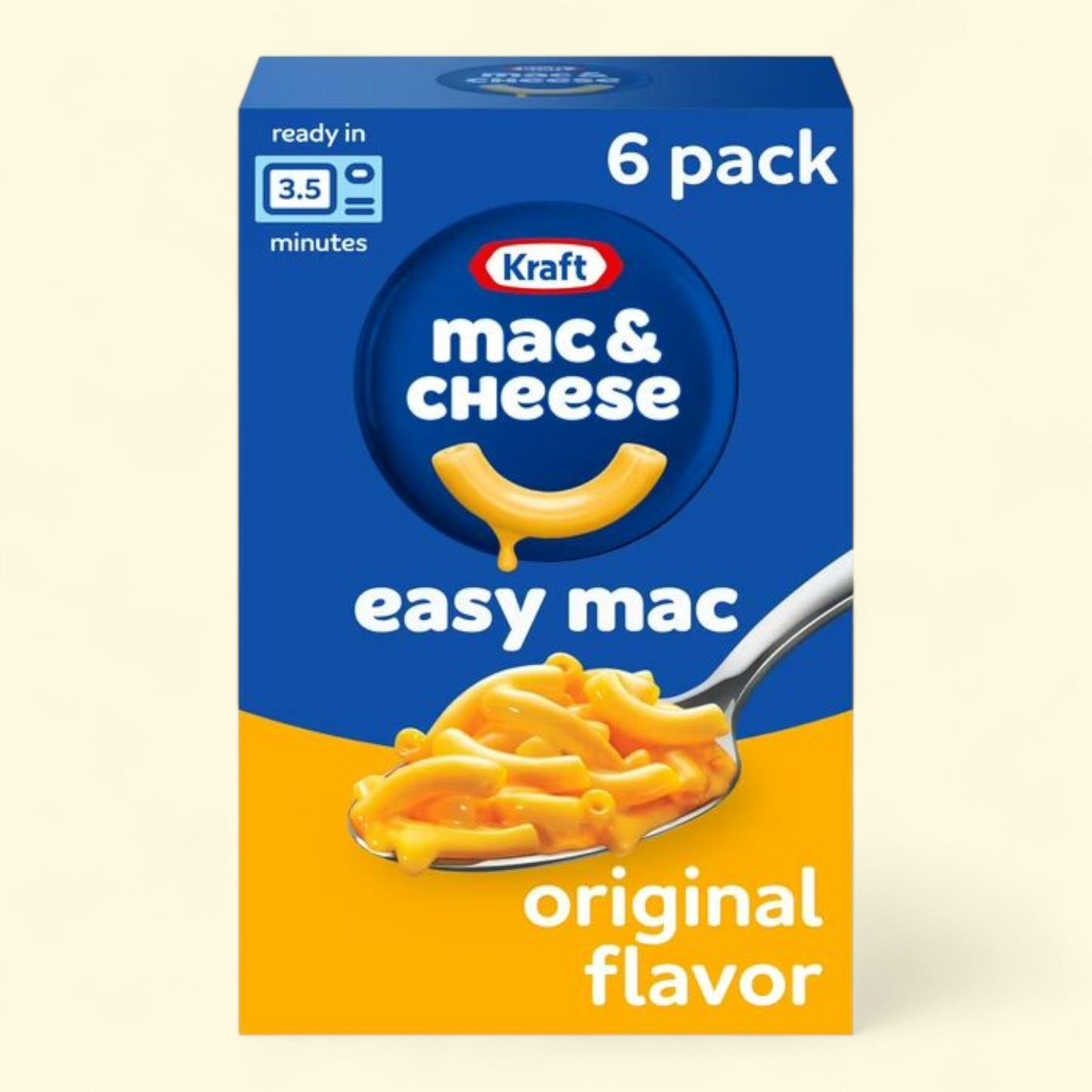Kraft Easy Mac Original Mac N Cheese, 6 ct Packets