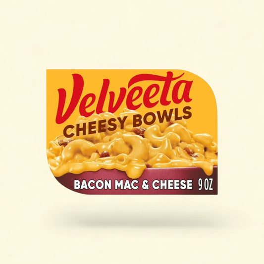 Velveeta Cheesy Bowls Bacon Mac & Cheese, 9 oz Tray — authentic US product shipped worldwide by Treatspree