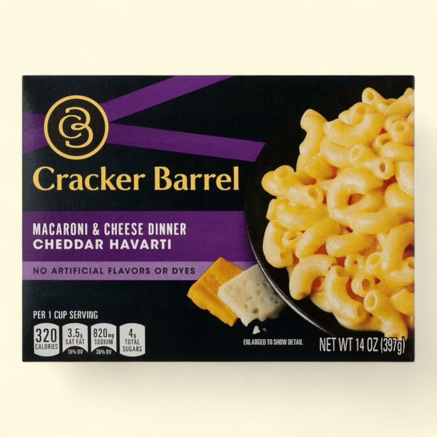 Cracker Barrel Cheddar Havarti Mac N Cheese, 14 oz