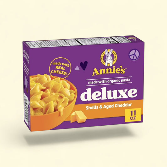 Annie's Deluxe Shells and Aged Cheddar, 11 oz — authentic US product shipped worldwide by Treatspree