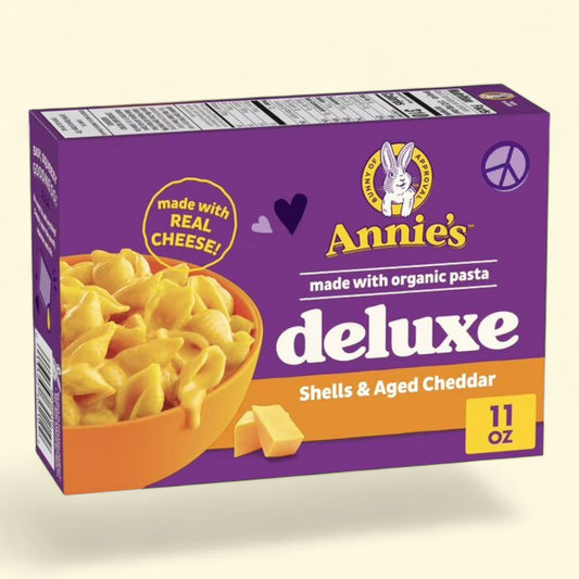 Annie's Deluxe Shells and Aged Cheddar, 11 oz