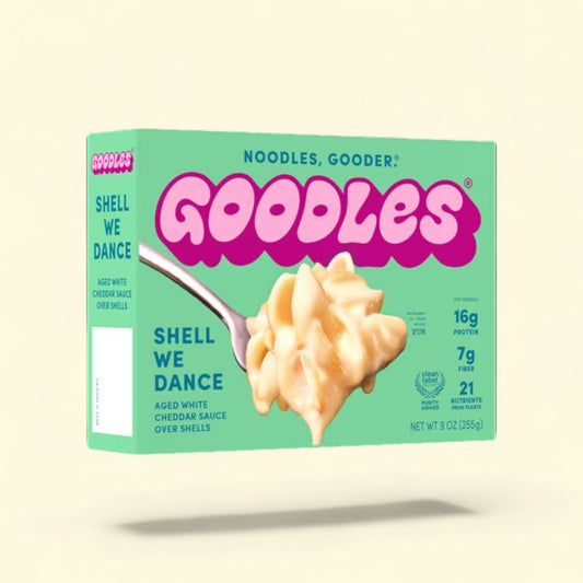 Goodles Deluxe Shell We Dance Liquid Mac & Cheese, Aged White Chedd... — authentic US product shipped worldwide by Treatspree