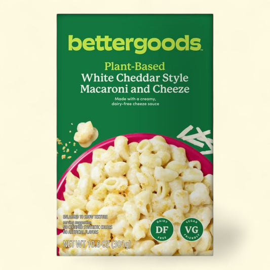bettergoods White Cheddar Style Macaroni and Cheeze, 10.6 oz