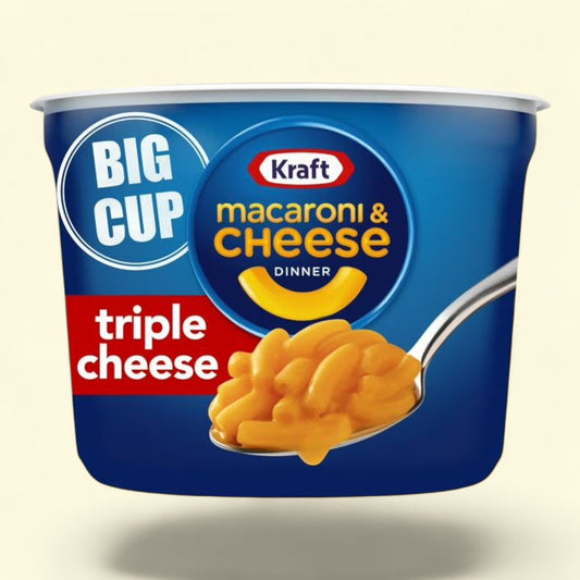 Kraft Macaroni & Cheese, Triple Cheese, 4.1 oz Cup