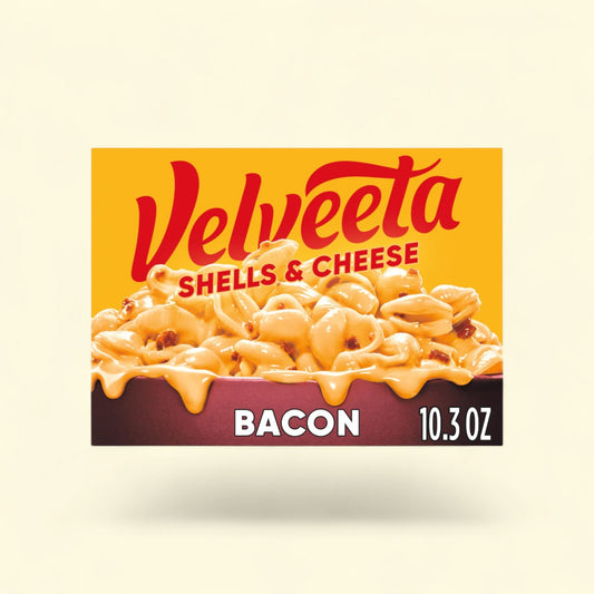 Velveeta Shells and Cheese Bacon Macaroni and Cheese Dinner, 12 oz — authentic US product shipped worldwide by Treatspree