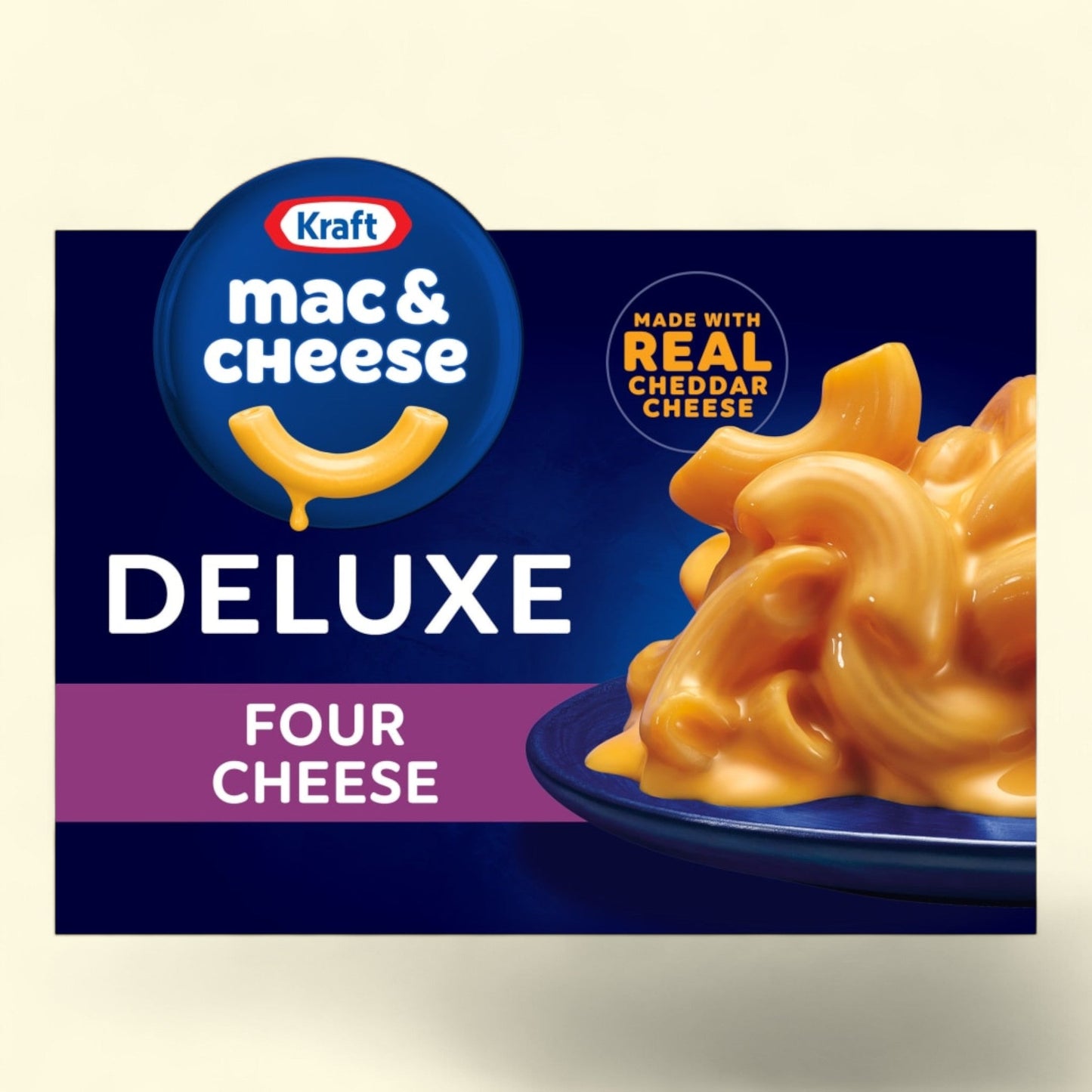 Kraft Deluxe Macaroni and Cheese Dinner, Four Cheese, 14 oz