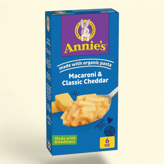 Annie's Macaroni and Classic Cheddar Mac and Cheese, 6 oz.