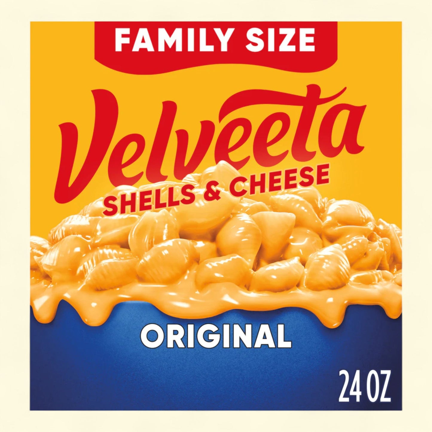 Velveeta Shells and Cheese Original Macaroni and Cheese Dinner, Value Size, 24 oz