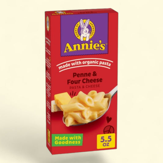 Annie's Four Cheese Penne Macaroni and Cheese Dinner, Organic Pasta, 5.5 oz