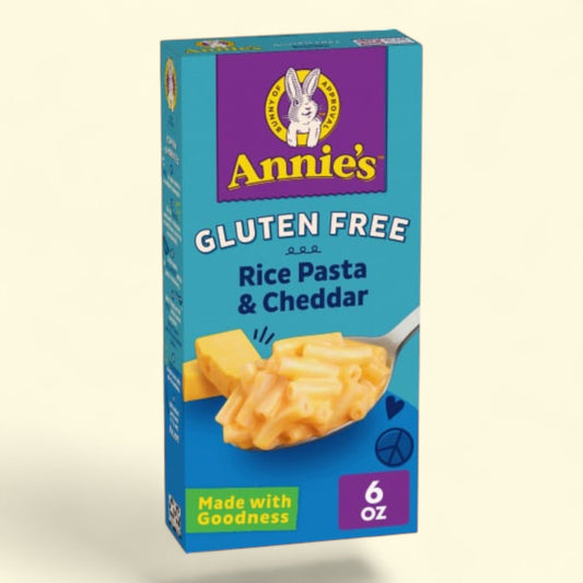 Annie's Rice Pasta and Cheddar Macaroni and Cheese, Gluten Free, 6 oz