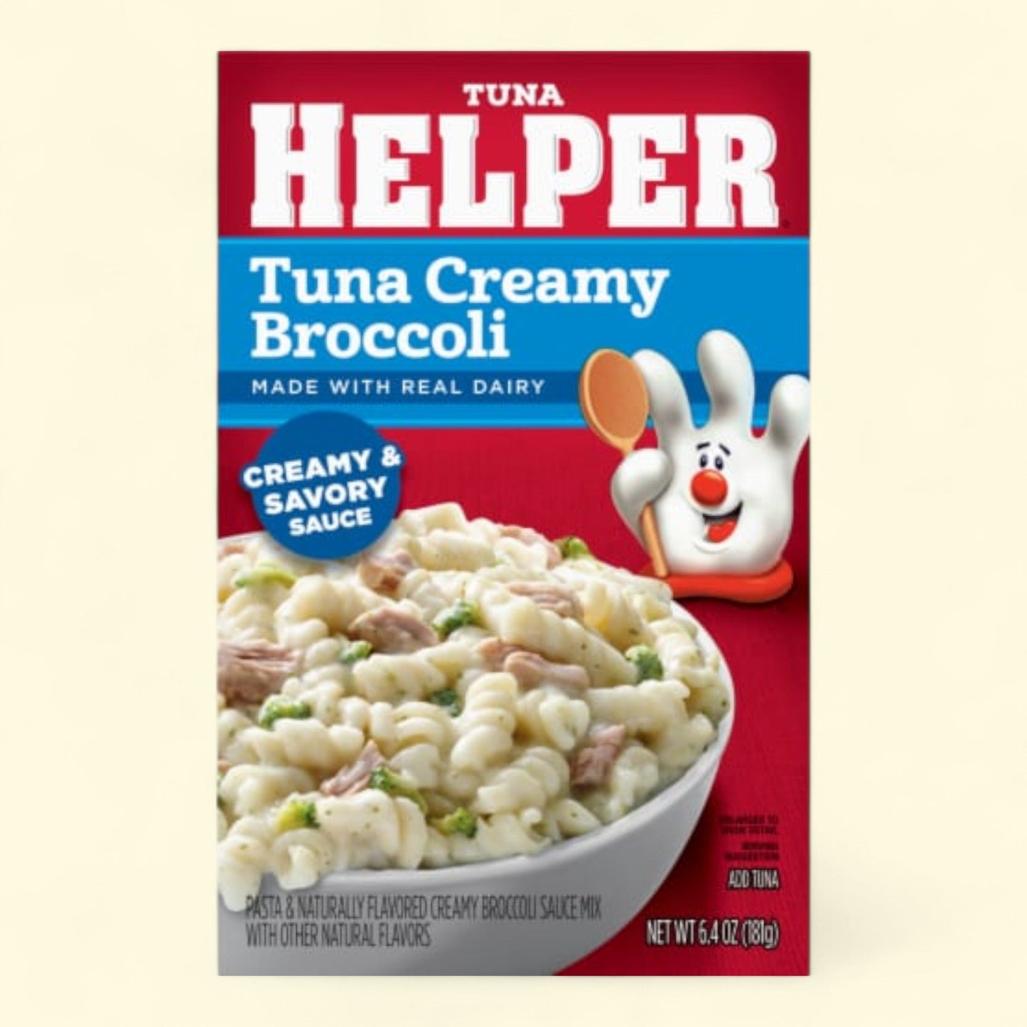 Tuna Helper Creamy Broccoli Pasta, 6.4 oz — authentic US product shipped worldwide by Treatspree