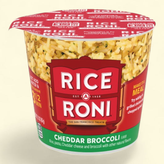 Rice-A-Roni, Cheddar Broccoli Flavor Rice Cup, 2.11 oz