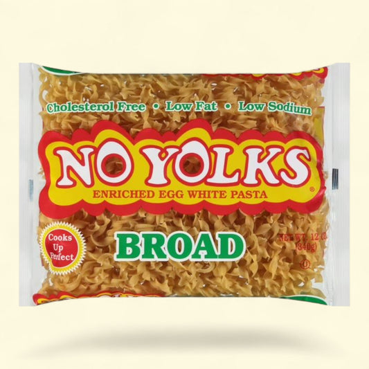No Yolks Egg White Pasta Broad, 12.0 OZ