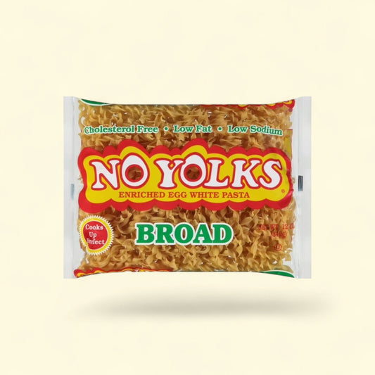 No Yolks Egg White Pasta Broad, 12.0 OZ — authentic US product shipped worldwide by Treatspree
