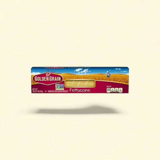 Golden Grain Fettuccine, 16 oz — authentic US product shipped worldwide by Treatspree
