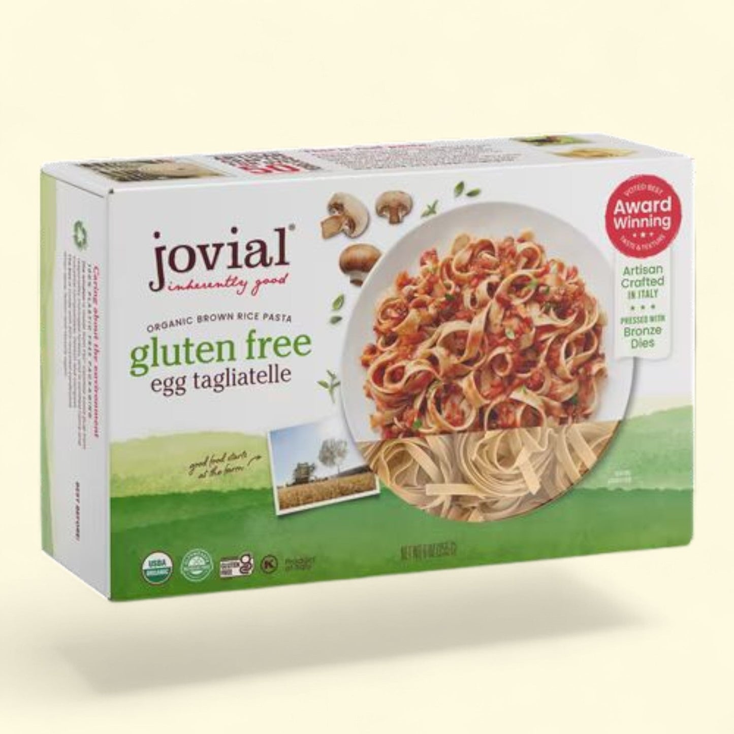 Jovial Brown Rice Egg Tagliatelle Pasta, 9 oz