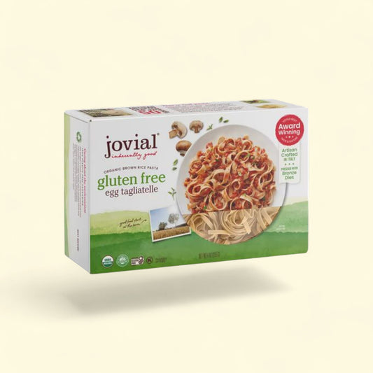 Jovial Brown Rice Egg Tagliatelle Pasta, 9 oz — authentic US product shipped worldwide by Treatspree