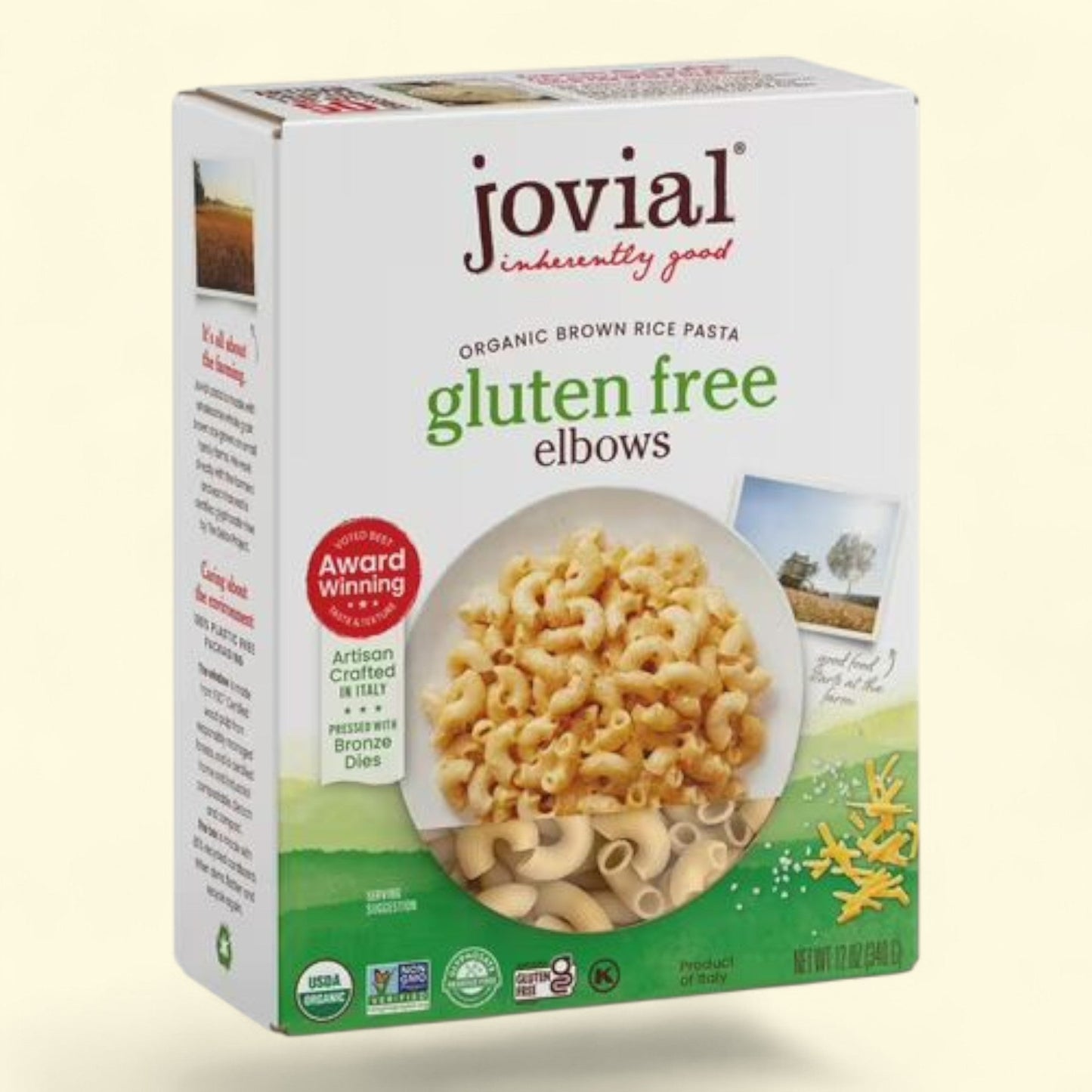 Jovial Brown Rice Elbows, 12 oz