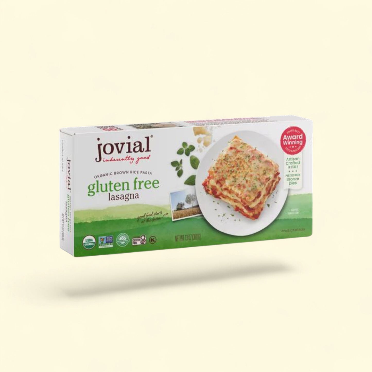 Jovial Brown Rice Lasagna Pasta, 13 oz — authentic US product shipped worldwide by Treatspree