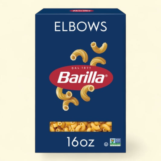 Barilla Elbow Pasta, Quality, Non-GMO and Kosher Certified, 1 lb