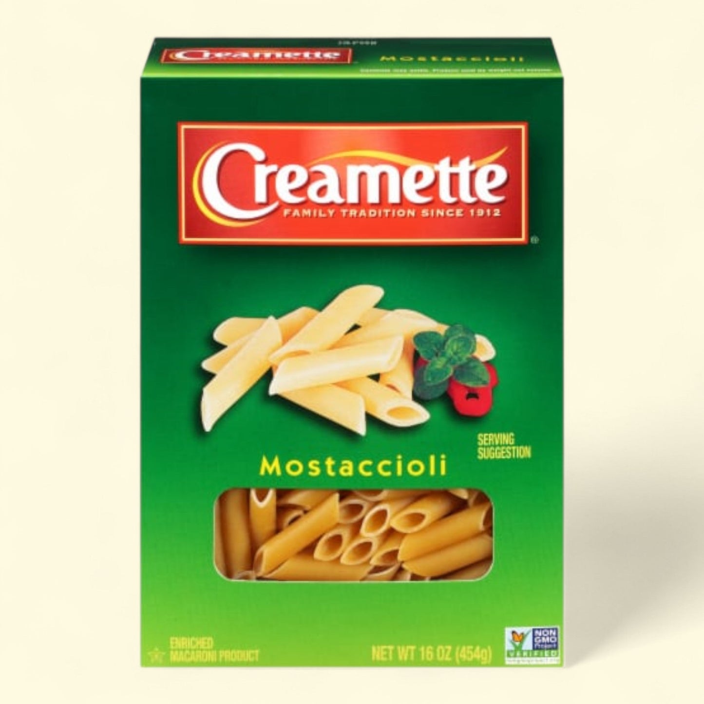 Creamette Mostaccioli Pasta, 16 oz — authentic US product shipped worldwide by Treatspree