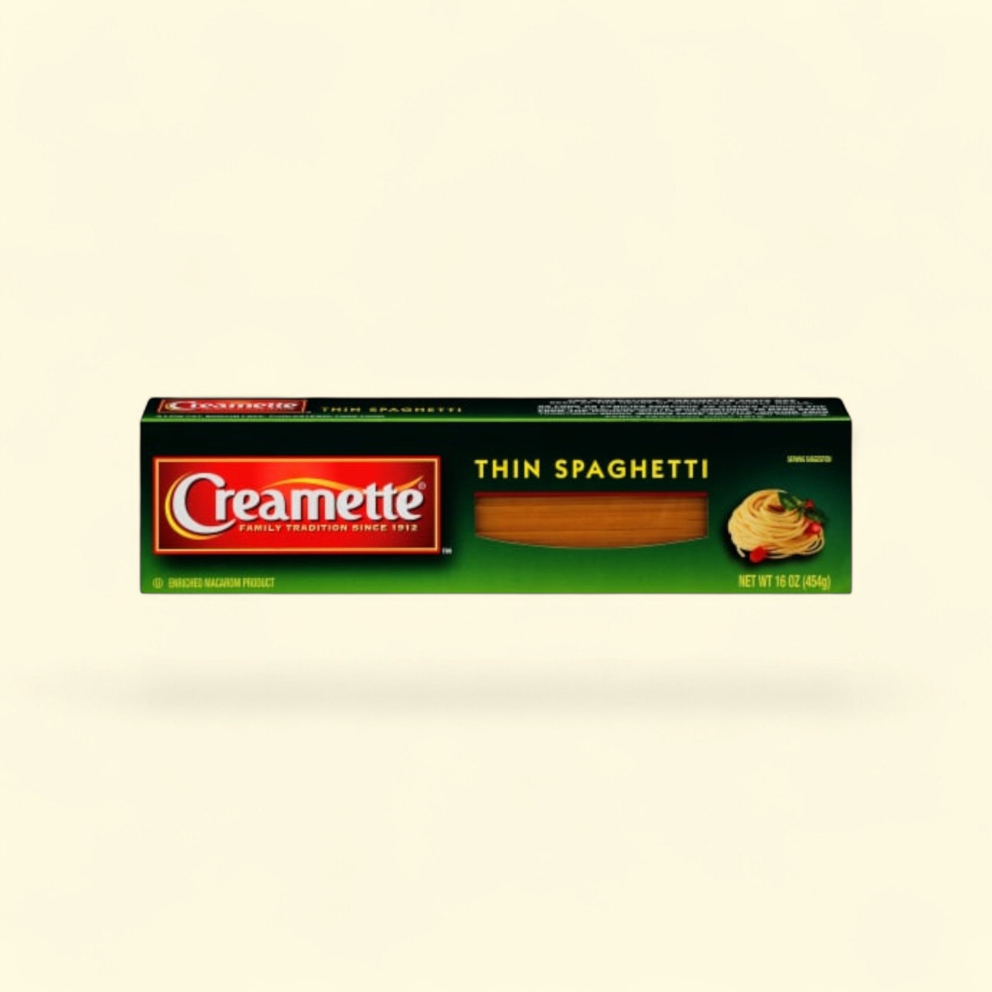 Creamette Thin Spaghetti, 16 oz — authentic US product shipped worldwide by Treatspree