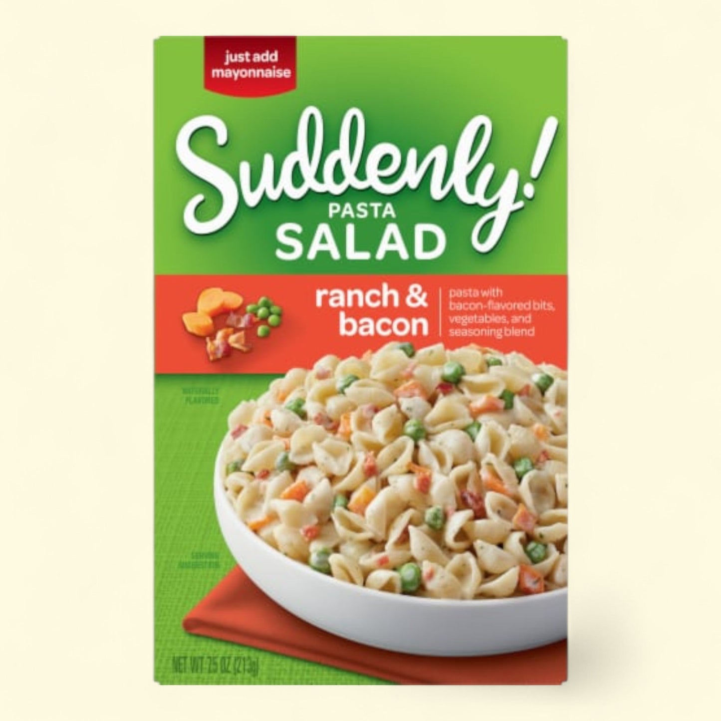 Betty Crocker Suddenly! Ranch & Bacon Pasta Salad, 7.5 oz