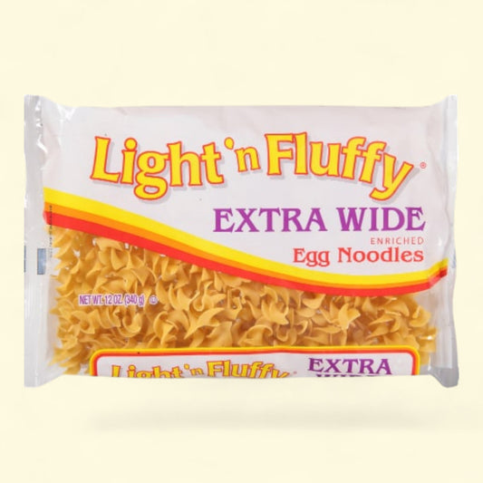 Light 'n Fluffy, Extra Wide Enriched Egg Noodles, 12 oz