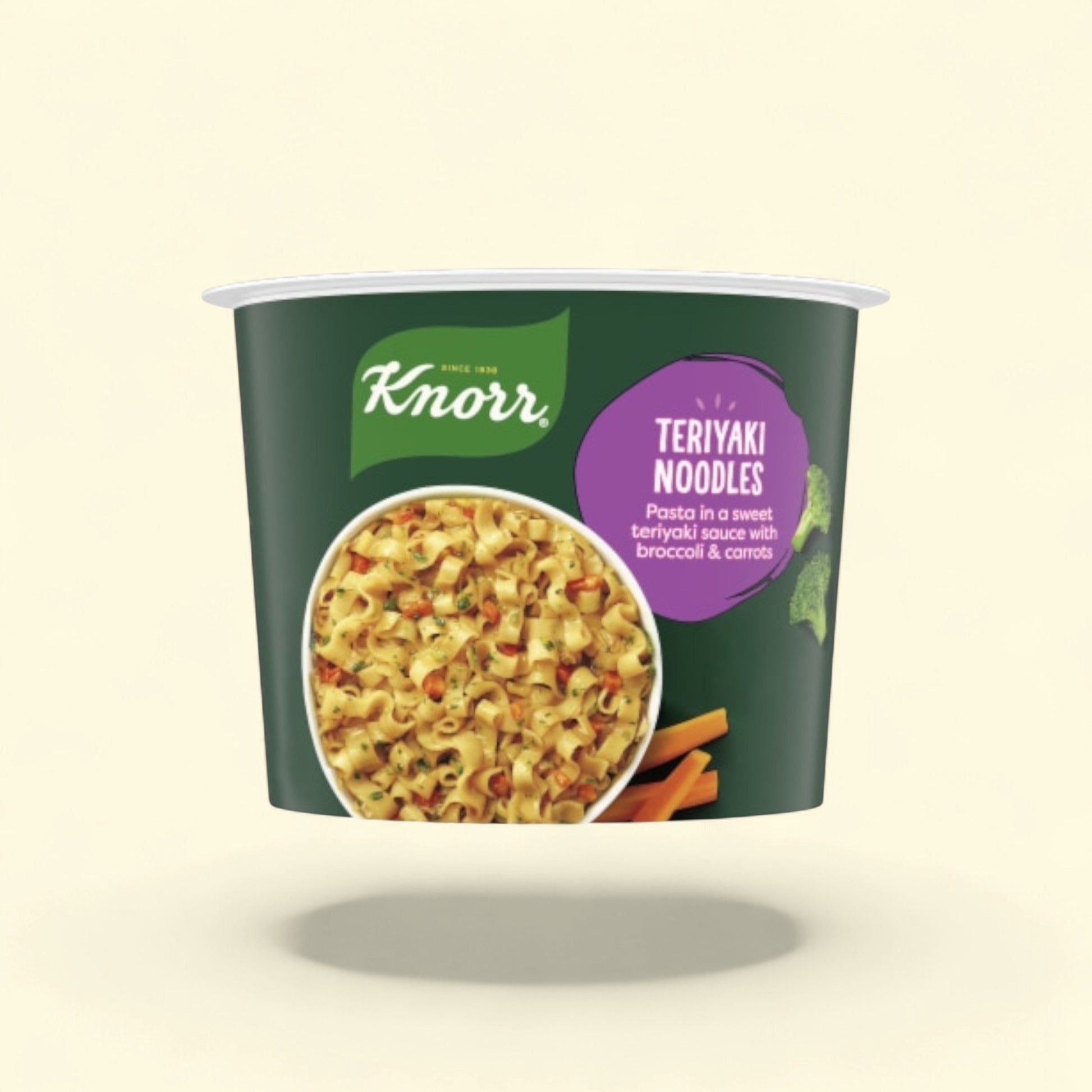 Knorr Teriyaki Noodles Pasta Cup, 2.6 oz — authentic US product shipped worldwide by Treatspree