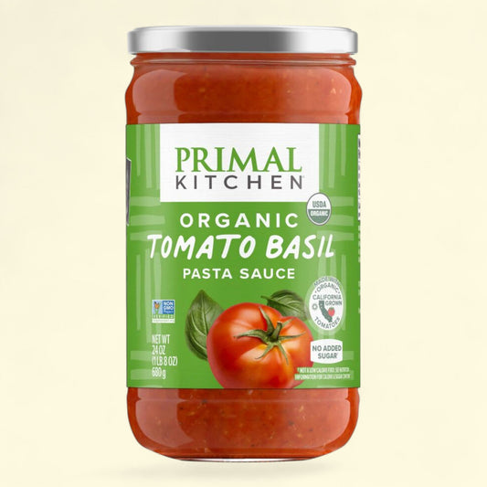 Primal Kitchen Organic Tomato Basil Marinara Sauce, 24 oz