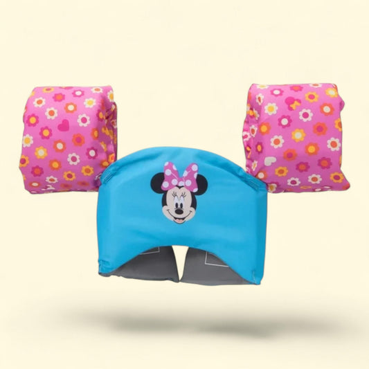 SwimWays Disney Minnie Mouse Swim Trainer, for Kids 33-55lbs