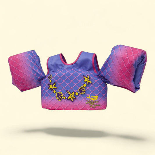 Body Glove Paddle Pals Childs Mermaid Swim Training Life Jacket & Arm Floaters, 20.00 x 20.00 x 6.00 in